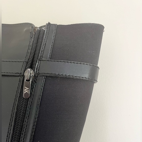 NIB Anne Klein buckle black riding boots - Picture 4 of 8